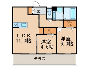 ココティエの物件間取画像